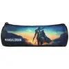 Image de Trousse Scolaire Ronde Star Wars / The Mandalorian Noir