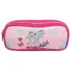 Image de Trousse Scolaire Rectangulaire Lili Lou Rose