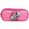 Image de Trousse Scolaire Rectangulaire Disney Minnie Arc En Ciel Rose
