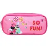 Image de Trousse Scolaire Rectangulaire Disney Minnie Fun Rose