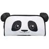 Image de Trousse Scolaire Rectangulaire Kids Panda Noir