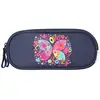 Image de Trousse Scolaire Rectangulaire Phileas Papillon Bleu