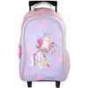Image de Sac À Dos Scolaire Primaire À Roulettes Cybel Violet