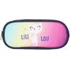 Image de Trousse Scolaire Rectangulaire Lili Lou Bleu