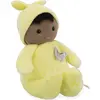 Image de Poupée Peluche Souple Bébé Jaune, Marron, Bleu