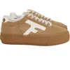 Image de Baskets plateforme en daim femme Faguo Walnut Beige 39 F25CF0201-BEI07
