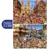 Image de 2 Puzzles - L'Art de François Ruyer 500 Pièces Grafika