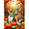 Image de Autumn Bunnies 500 Pièces Alipson Puzzle