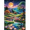 Image de Nuit de Pleine Lune 500 Pièces Alipson Puzzle