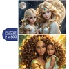 Image de 2 Puzzles - La Lune et le Soleil - Collection Mère et Fille 500 Pièces Alipson Puzzle