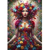 Image de Femme Fleurs 1000 Pièces Alipson Puzzle