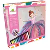 Image de 10 Tableaux Pastels Secs Danseuses Rose
