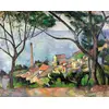 Image de Puzzle en Bois Découpé à la Main - Vue Sur L'Estaque, Paul Cézanne 50 Pièces Puzzle Michèle Wilson