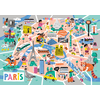 Image de Puzzle en Bois Découpé à la Main - Balade A Paris 50 Pièces Puzzle Michèle Wilson