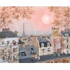 Image de Puzzle en Bois Découpé à la Main - Ciel Rose En Hiver, Fabienne Delacroix 750 Pièces Puzzle Michèle Wilson