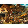 Image de Puzzle en Bois Découpé à la Main - Proverbes Flamands 150 Pièces Puzzle Michèle Wilson