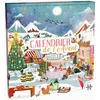 Image de Calendrier De L'avent Village De Noël Bleu