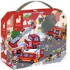 Image de Puzzle Les Pompiers 24 Pièces Rouge