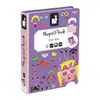 Image de Magnéti'book Crazy Faces Fille, 55 Magnets Rose