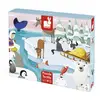 Image de Puzzle Tactile La Banquise 20 Pièces Multicolore