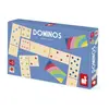 Image de Jeu De Dominos En Bois 28 Pièces Multicolore