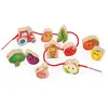 Image de Perles À Enfiler En Bois Fsc Légumes Multicolore