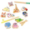Image de Jeu De Pêche En Bois Fsc Pince À La Ligne Multicolore