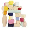 Image de Pierres En Bois À Empiler Sweet Cocoon Multicolore