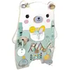 Image de Panneau D'activités En Bois Busy Board Ourson Vert