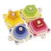 Image de Puzzles Tortues Des Formes En Bois Multicolore