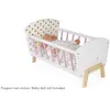 Image de Lit Pour Poupées Et Poupons Candy Chic Blanc / Rose