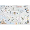 Image de Tapis De Jeu Avec Circuit, La Vallée Blanche Multicolore