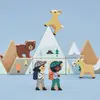 Image de Cubes En Bois Fsc La Vallee Blanche, 36 Pcs Multicolore