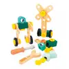 Image de Jeu De Construction En Bois, Baril 50 Pcs Multicolore