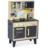 Image de Grande Cuisine En Bois Mozaïc Gris / Bois