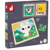 Image de Puzzles Trio En Bois Fsc Multicolore