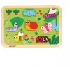 Image de Puzzle En Bois Le Jardin Multicolore