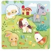 Image de Puzzle Tactile En Bois Fsc Ferme Vert