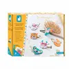Image de Coffret 6 Barrettes Animaux Pailletés Jaune