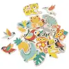 Image de Magnets Tropicaux En Bois Fsc 24 Pièces Jaune