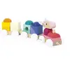 Image de Train En Bois À Tirer Moutons Multicolore