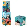 Image de Pyramide Et Figurines Animaux Multicolore