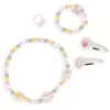 Image de Bijoux En Bois Licorne Rose