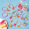 Image de 16 Bijoux Duo D'amitie Rose