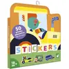 Image de 50 Grandes Stickers Repositionnables Véhicule Multicolore