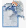 Image de Doudou carré 27 cm ours petit Chou - DOUDOU ET COMPAGNIE bleu