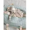 Image de Doudou carré ours 24cm collector - DOUDOU ET COMPAGNIE taupe