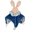Image de Doudou Boule Lapin Bleu Bleu