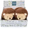 Image de Chaussons avec hochet bébé Doudou & compagnie Unicef - Hérisson Marron 0/6 mois DC3998