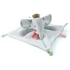 Image de Doudou Plat Éléphant Gris 25 Cm Gris